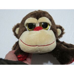 Kellytoy Valentine's Day Soft Plush Brown Monkey Stuffed Animal Toy 12"